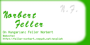 norbert feller business card